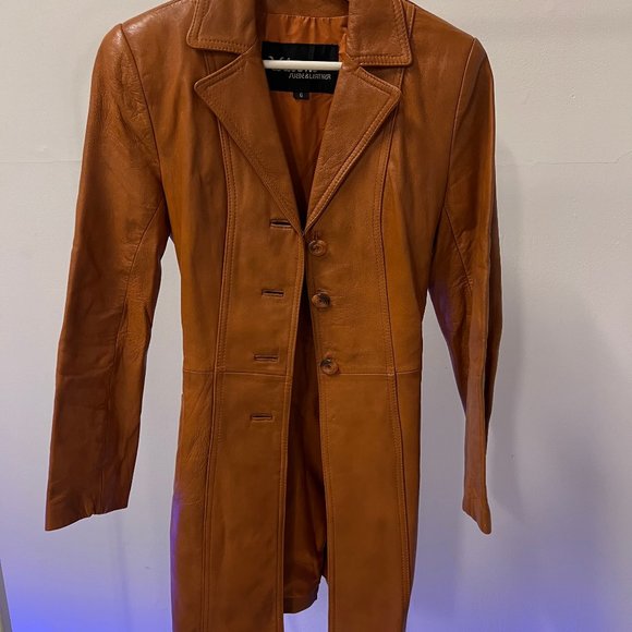 Vintage 90s Y2K Wilson's Leather and Suede Jacket - Picture 2 of 5